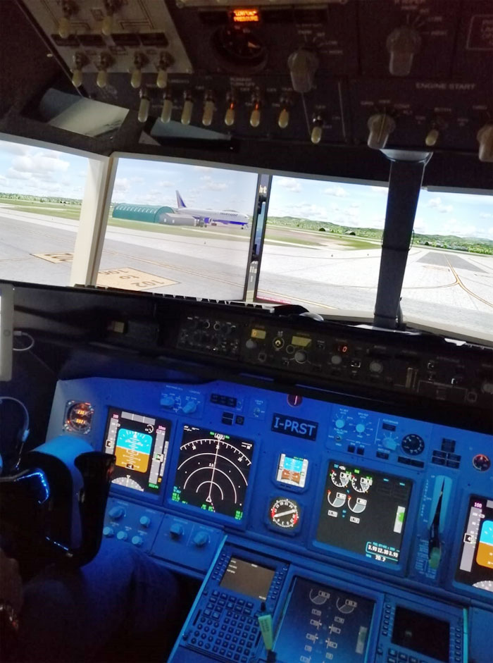Simulatore di volo Boeing 737