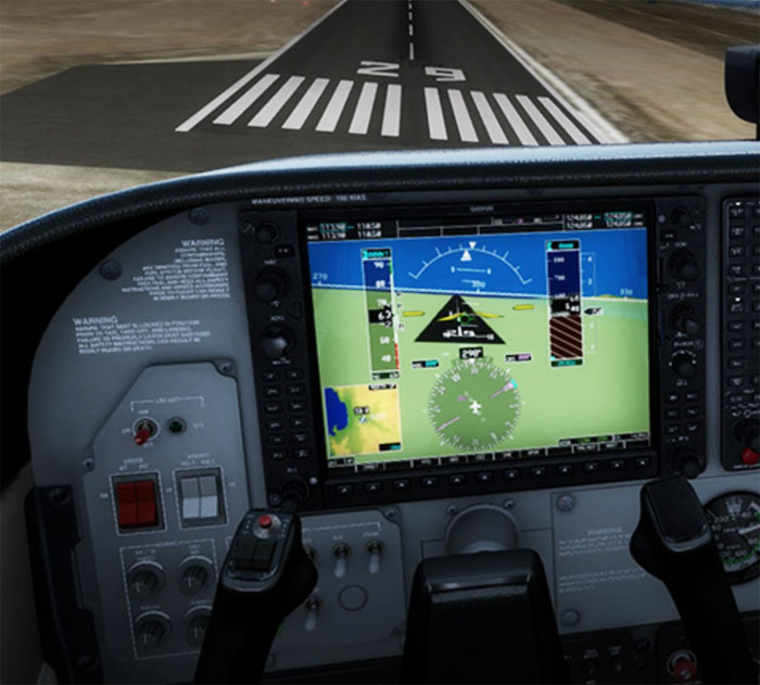 Simulatore di volo Cessna